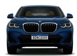 Foto ilustrativa do BMW X4 XDRIVE30I — placa BDN1D88